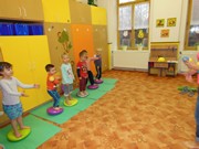 Cvičení zdravá dětská noha ve školce